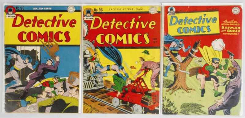 Appraisal: Lot of s Detective Comics Comic Books This lot includes