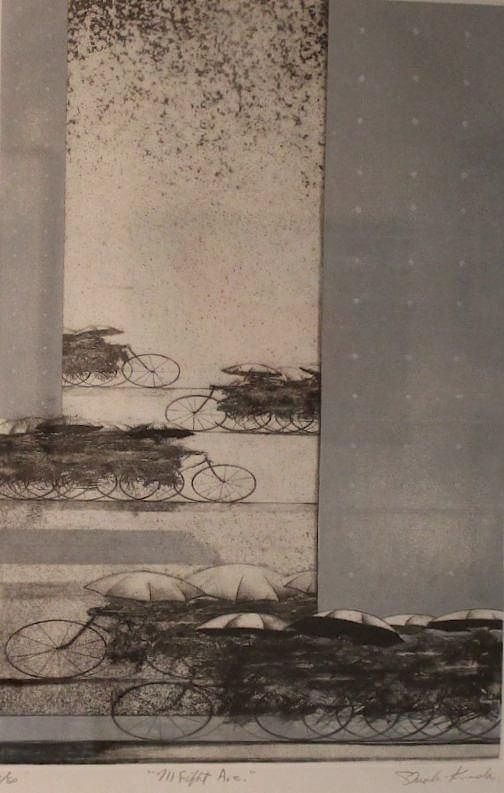 Appraisal: Shigeki Kuroda Shigeki Kuroda Japanese b - Fifth Avenue Etching