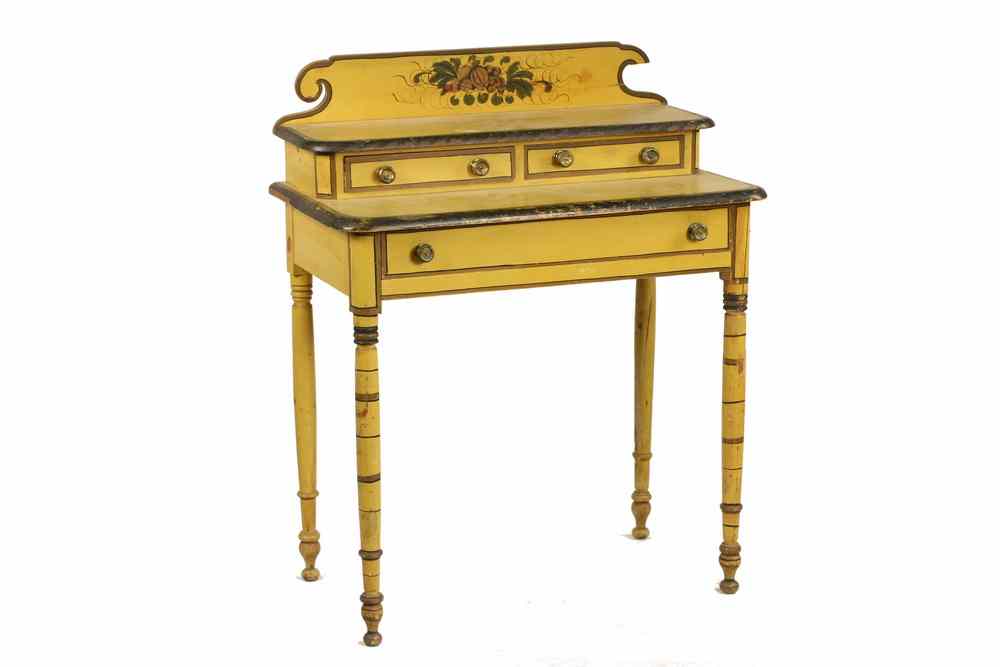 Appraisal: COUNTRY DRESSING TABLE - Maine Country Sheraton Dressing Table in