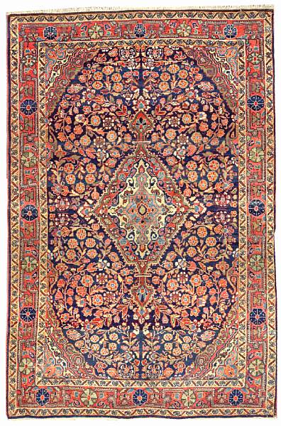 Appraisal: A Sarouk rug Central Persia circa size approximately ft in