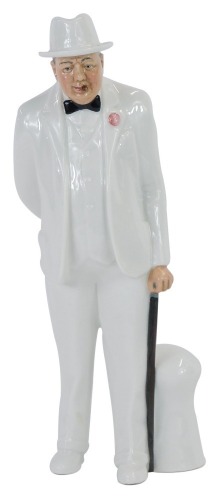 Appraisal: A Royal Doulton figure modelled as Sir Winston Churchill HN