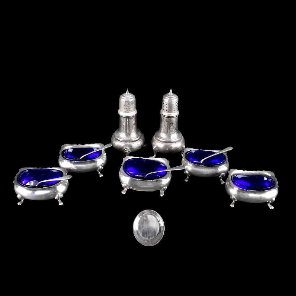 Appraisal: Assorted Sterling Silver Tableware Grouping of Assorted Sterling Silver Tableware