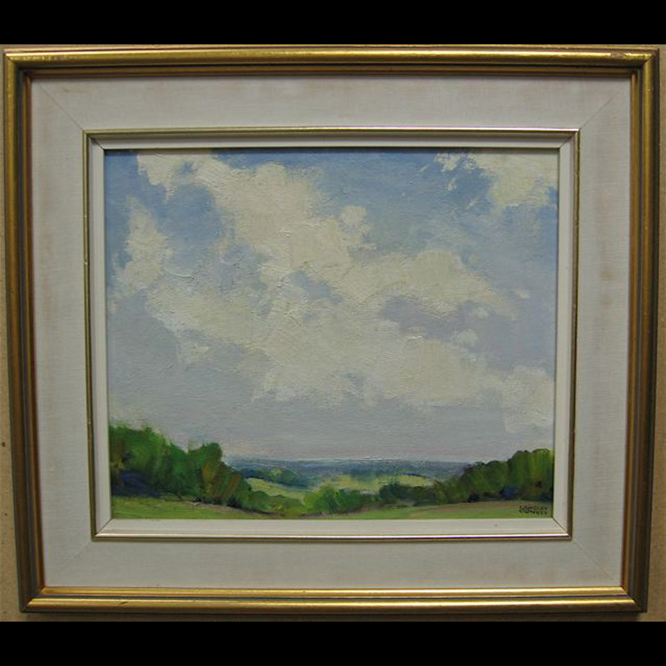 Appraisal: LANGLEY THOMAS DONGES - CANADIAN LANDSCAPE OIL ON CANVAS BOARD