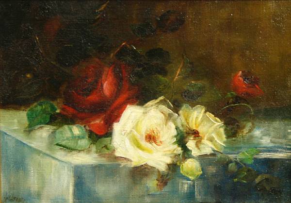 Appraisal: American School early th Century A Still Life with Roses