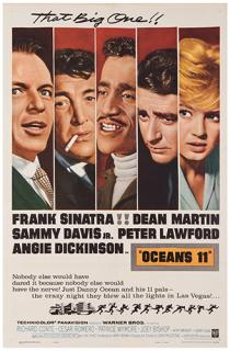 Appraisal: Ocean's Eleven Warner Bros One sheet x Classic Lewis Milestone