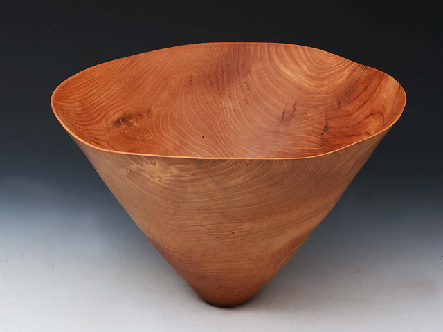 Appraisal: Anthony Bryant British Contemporary Bowlsigned and indistinctly datedwood cm high