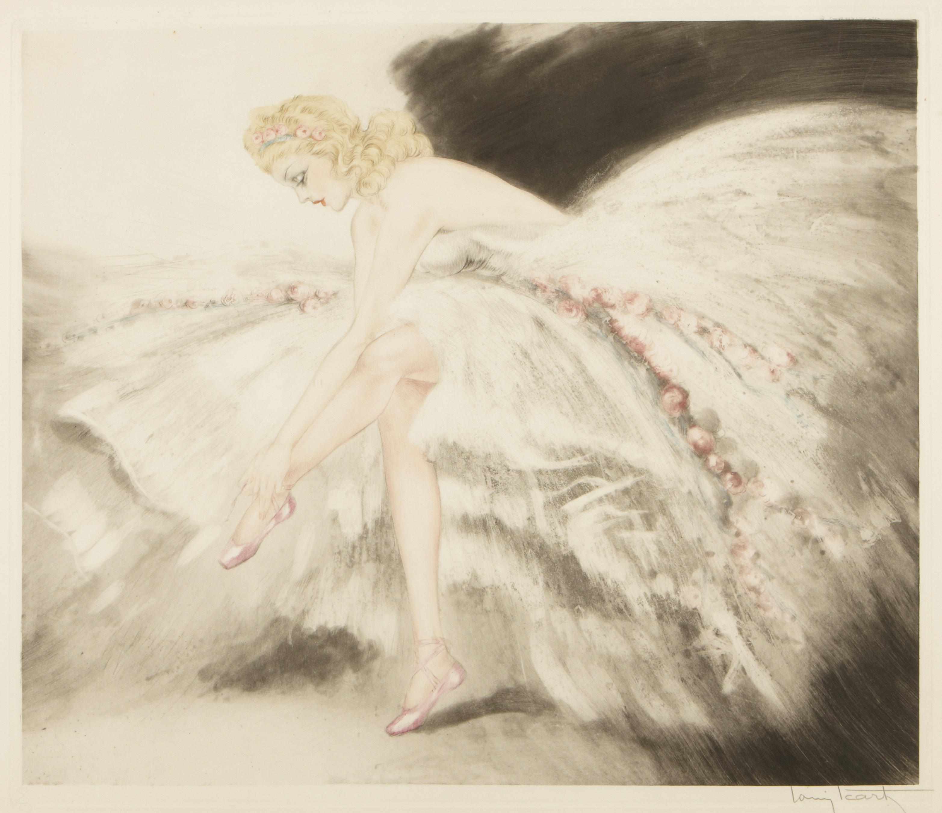 Appraisal: Louis Icart French - Fair Dancer H C I Etching