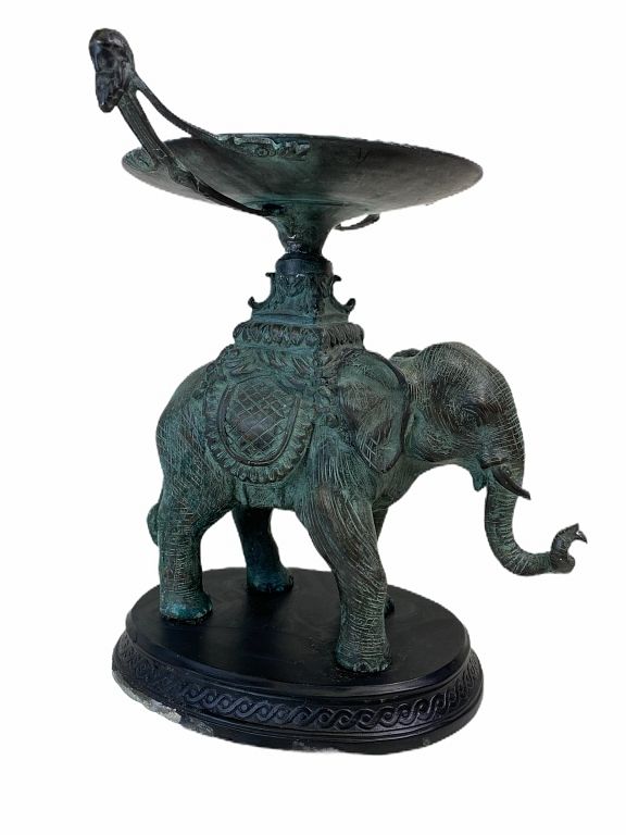 Appraisal: Maitland Smith Elephant Sculpture Maitland Smith Elephant Sculpture Measures inches