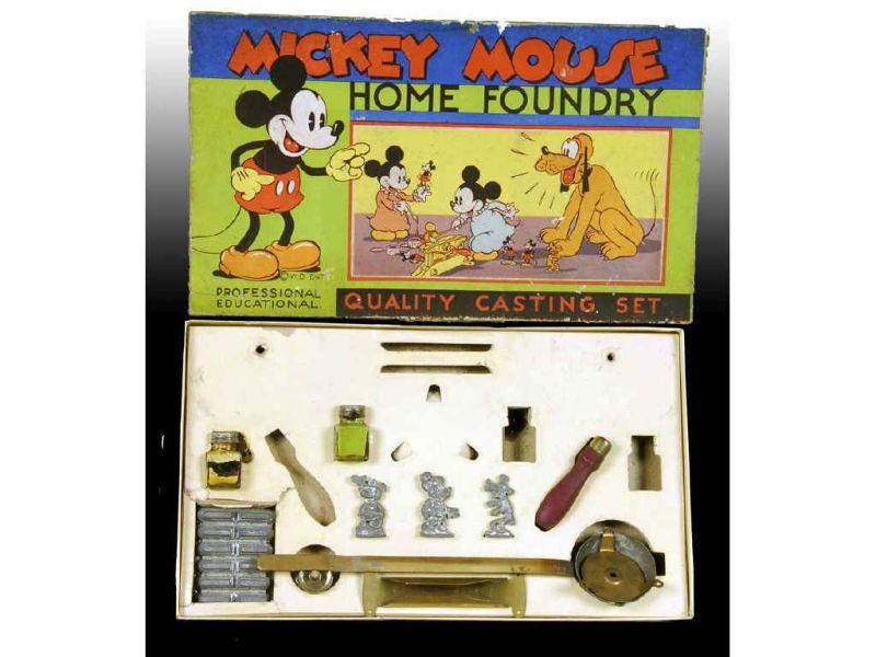 Appraisal: Lot of Mickey Mouse Home Foundry Casting Sets w Description