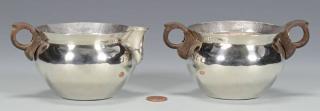 Appraisal: William Spratling Sterling Sugar Creamer William Spratling sterling silver sugar