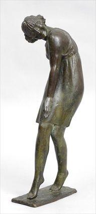 Appraisal: HOWARD CECIL DE BLAQUERRE Bronze impressed signature modeled as a