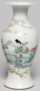 Appraisal: Small Chinese Hand Depicting lovely women with wind-swept garments the