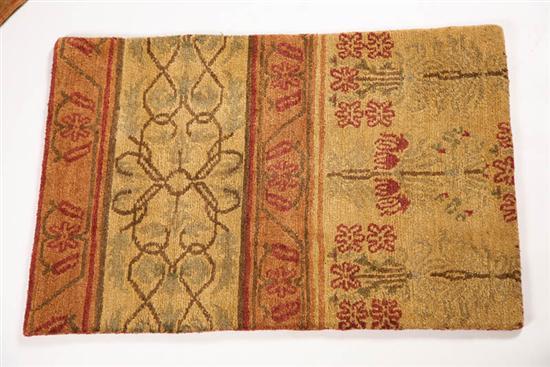 Appraisal: NEEDLEPOINT Nepal th century Brown ground ' x '