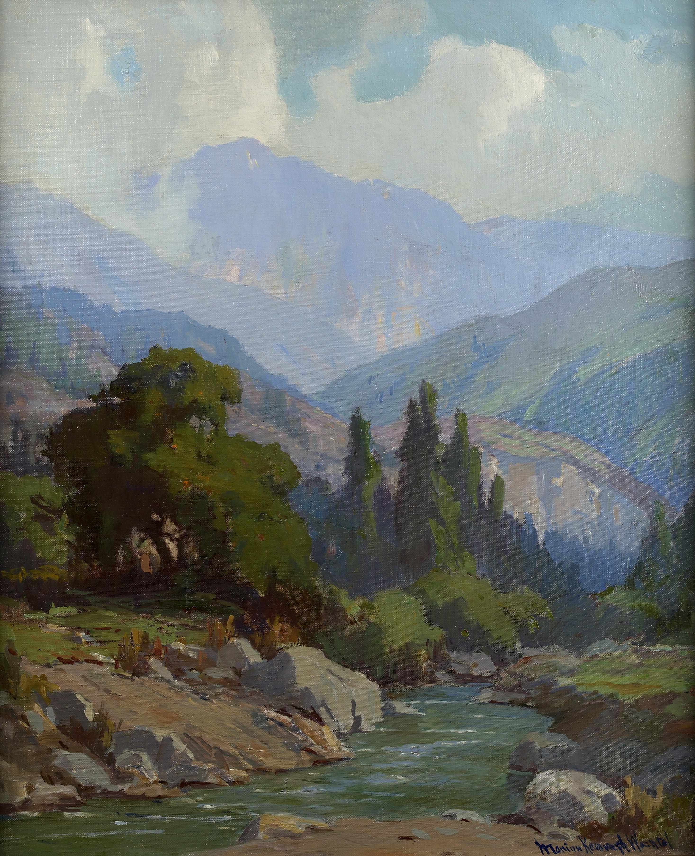 Appraisal: Marion Kavanaugh Wachtel American - Bear Creek Mount San Gorgonio