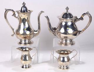 Appraisal: lot of American sterling silver assembled hot beverage service coffee