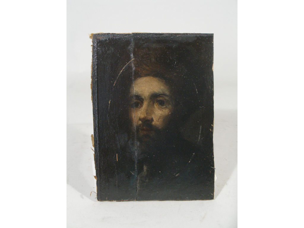 Appraisal: European School th c Portrait of a Man oil on