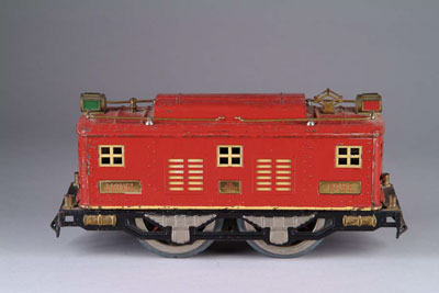 Appraisal: LIONEL E RED STANDARD GAUGE LOCOMOTIVE CONDITION Minor chips to