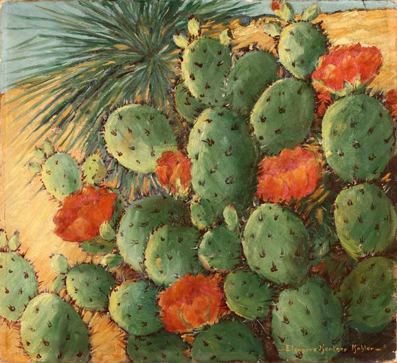 Appraisal: Eleanor Kentner Kohler - Tujunga CA Blooming Cacti