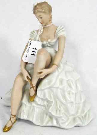 Appraisal: Wallendorf Ballerina Figure '' tall