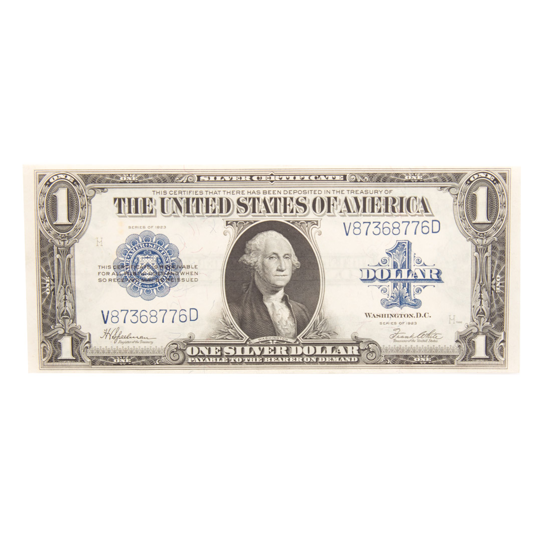 Appraisal: US Silver Certificate-Unc FR- Silver Certificate Speelman - White Uncirculated