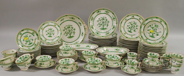 Appraisal: Approximately -piece Haviland Porcelain Cashmere Pattern Partial Dinner Service including