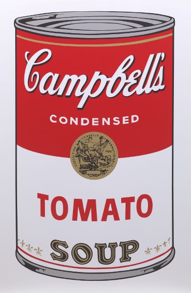 Appraisal: ANDY WARHOL FOR SUNDAY B MORNING AMERICAN - x Campbell's