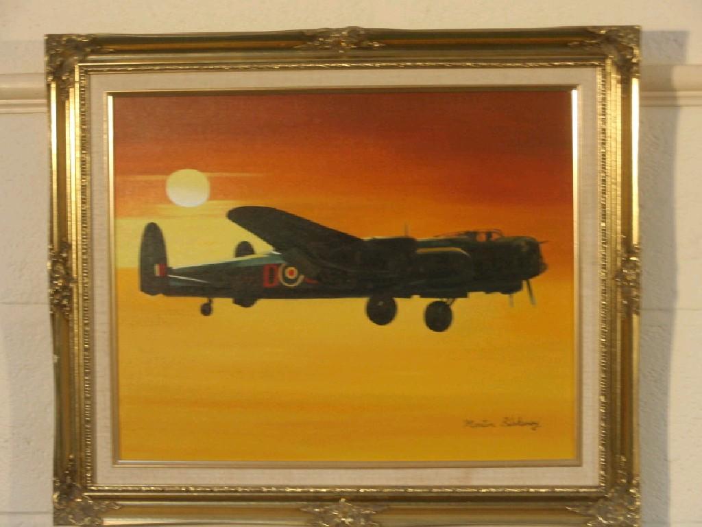 Appraisal: Martin Blakeney Lancaster Bomber - that which destroyed the Eder