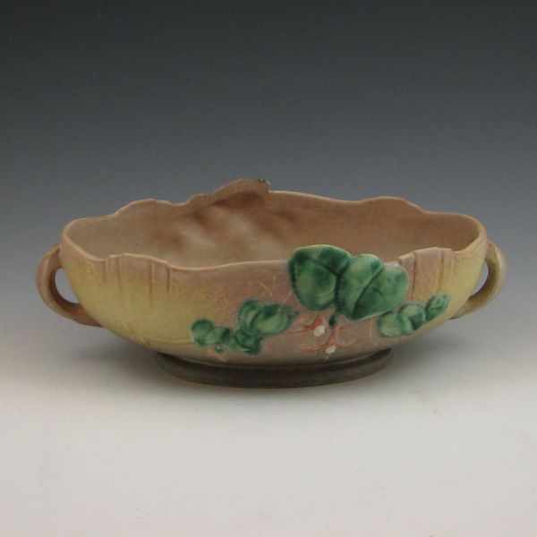 Appraisal: Roseville Fuchsia - '' bowl in light brown Faintly marked