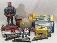 Appraisal: Model toys comprising four cars two boxed a British Airways