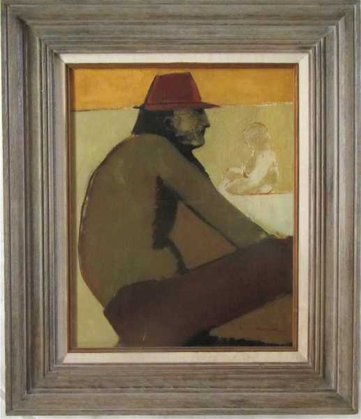 Appraisal: MARGARET COE OIL ON CANVAS Eugene Oregon th century Seated