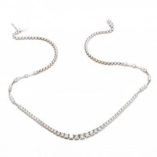 Appraisal: KT White Gold and Diamond Neckace necklace set to the