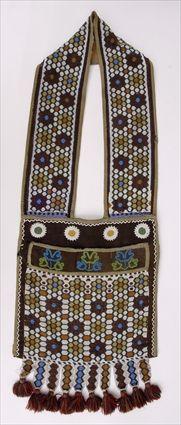 Appraisal: GREAT LAKES BANDOLIER BAG x in See Pleasing The Spirits