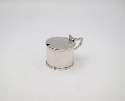 Appraisal: A Victorian silver drum mustard pot By The Barnards London