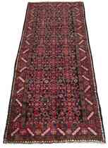 Appraisal: A Bijar Carpet Detailed overall pattern of diamond and flowers