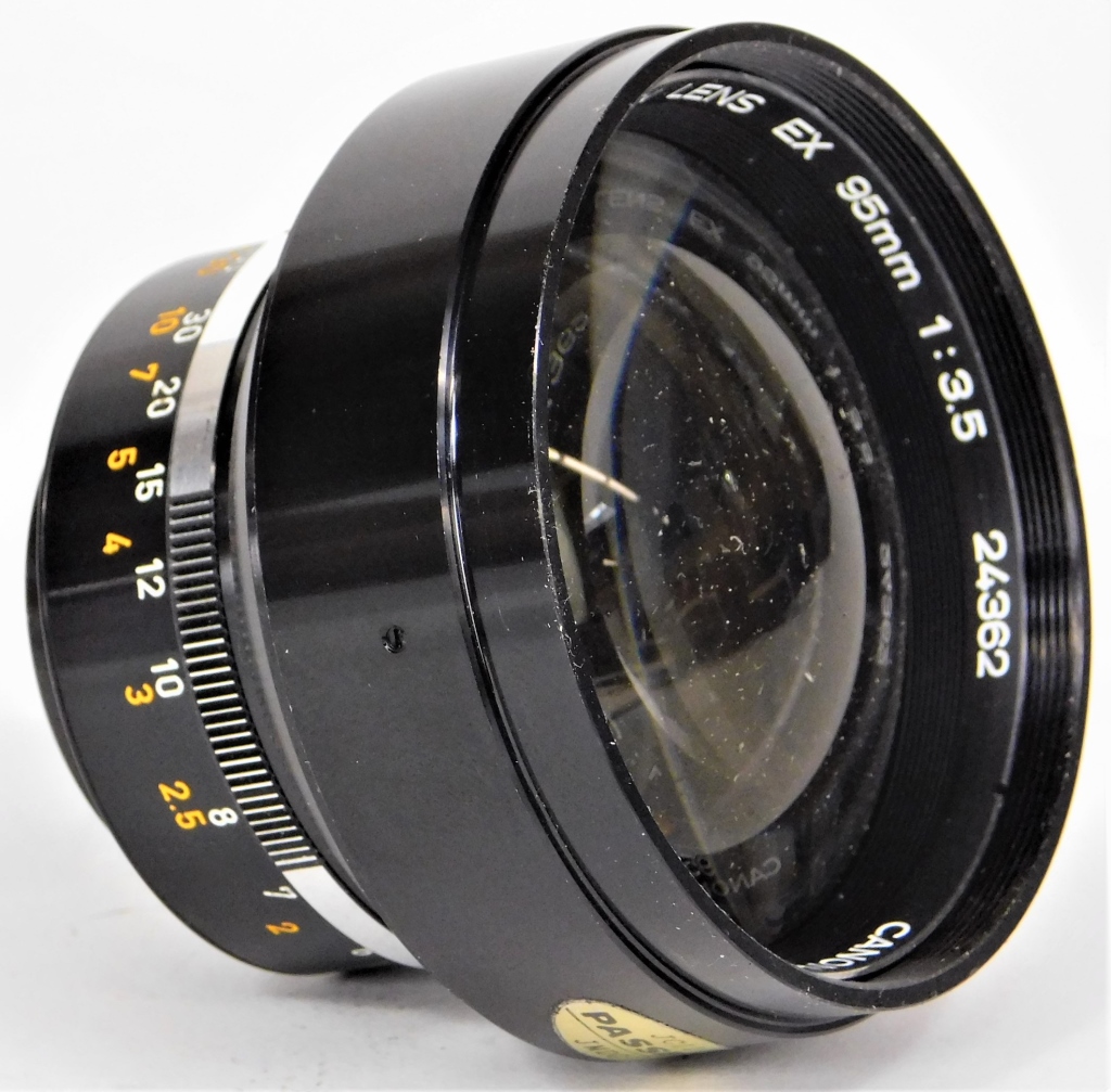 Appraisal: CANON LENS MM F FOR CANON EX Canon lens mm