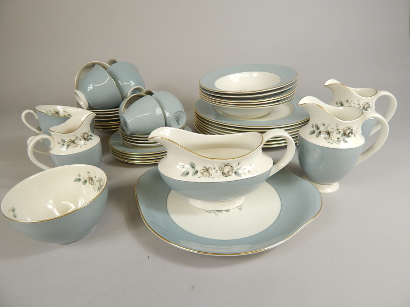 Appraisal: A Royal Doulton Rose Elegans pattern part dinner and tea