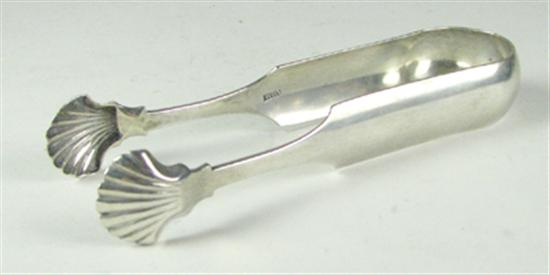 Appraisal: American Coin Silver Sugar Tongs By Williams Victor Lynchburg VA