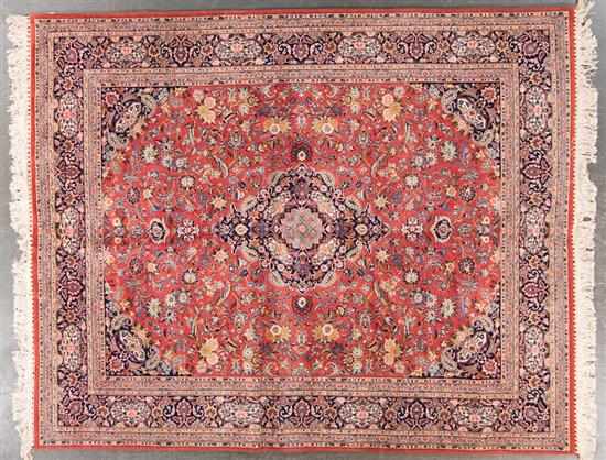 Appraisal: Indo-Keshan rug India modern x Estimate -