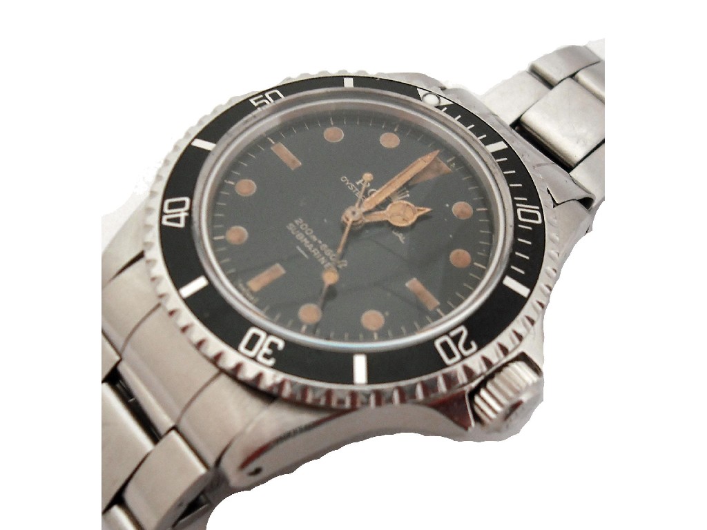 Appraisal: Rolex Oyster Perpetual Submariner stainless steel gentleman's wristwatch reference the