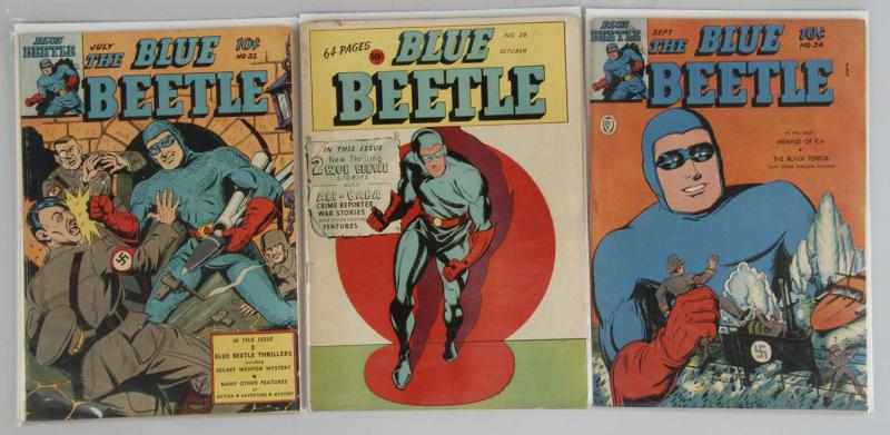 Appraisal: Lot of s The Blue Beetle Comics Description This lot