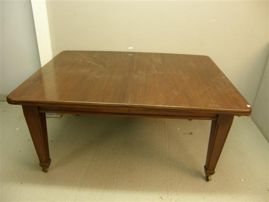 Appraisal: Early th Century mahogany dining table no leaves h w