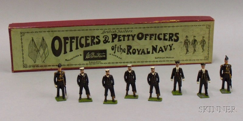 Appraisal: Britains Boxed Set No Officers Royal Navy pre-war excellent