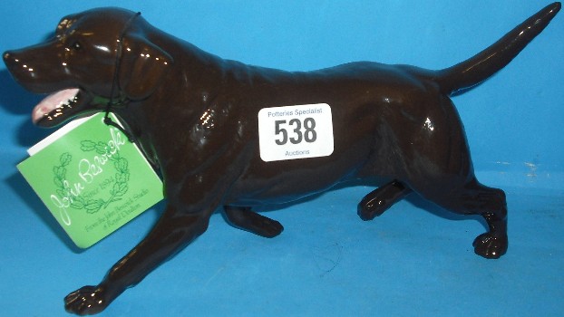 Appraisal: Beswick Chocolate Labrador C limited edition of for BCC boxed