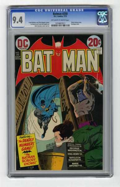 Appraisal: Batman CGC D C Comics Click for full description