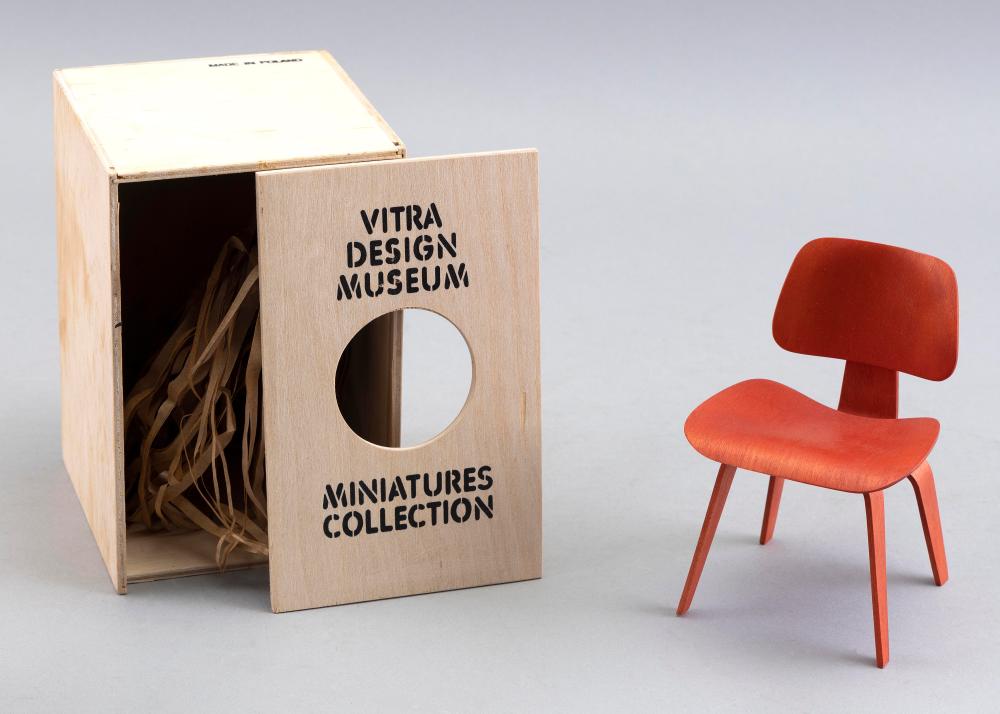 Appraisal: VITRA DESIGN MUSEUM MINIATURES COLLECTION HERMAN MILLER EAMES CHAIR CHAIR