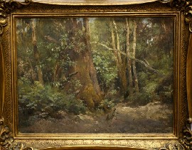 Appraisal: Jan Hendrik Scheltema - The Bush oil on canvas on