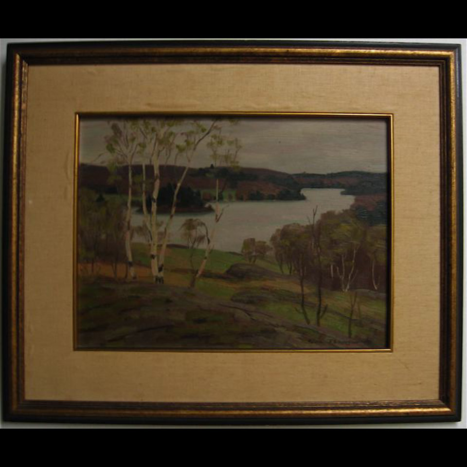 Appraisal: GEORGE THOMSON - CANADIAN OTTER LAKE OIL ON BOARD ALSO