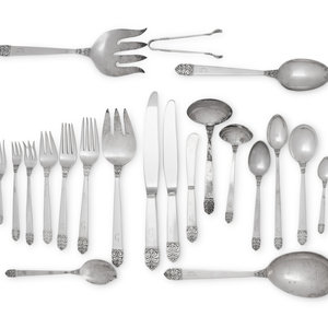 Appraisal: An American Silver Flatware Service International Silver Co Meriden CT