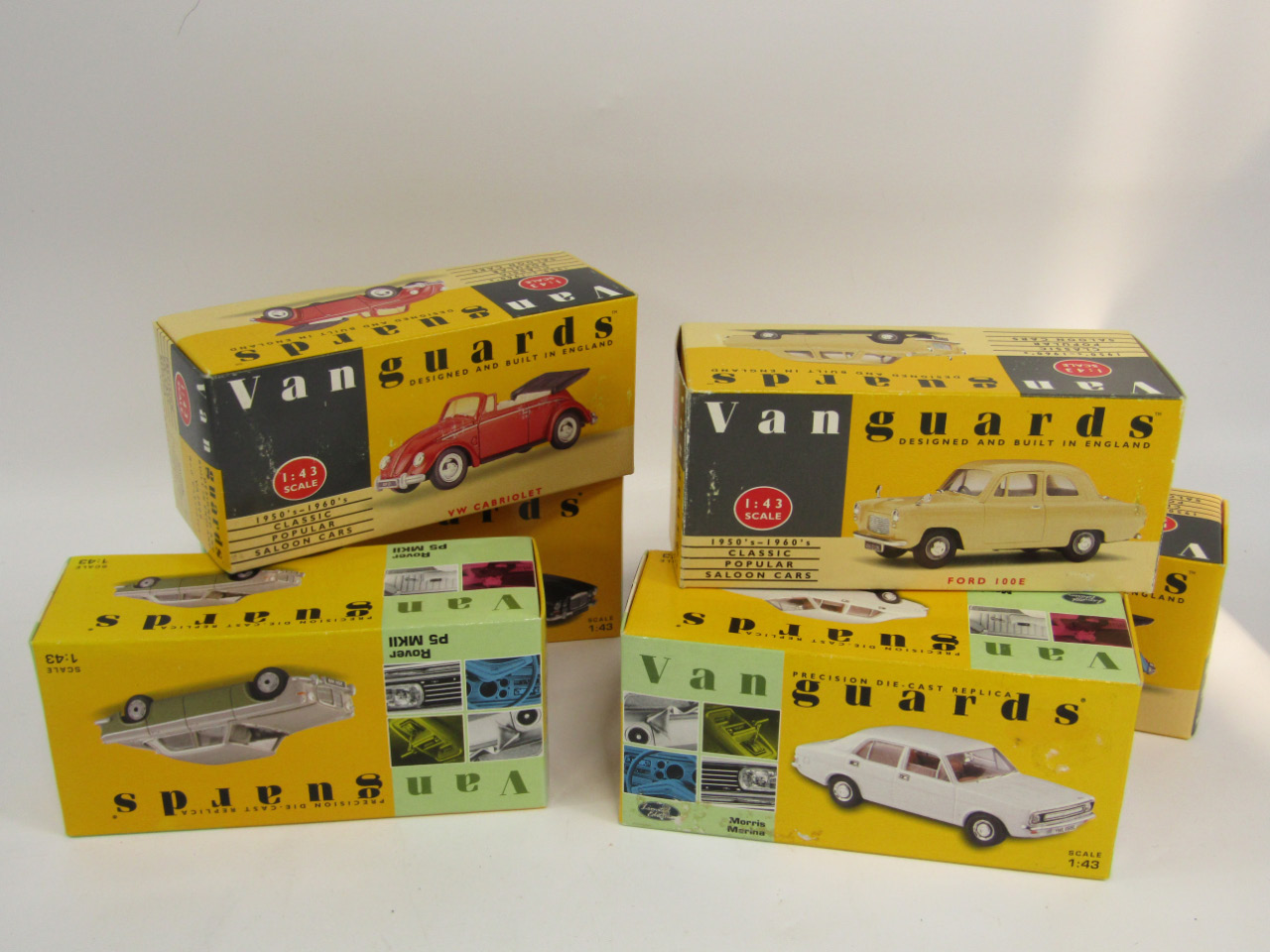 Appraisal: Various die cast Vanguards scale sets to include Ford Classic