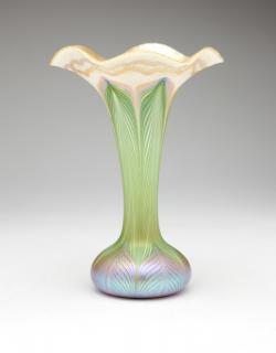 Appraisal: A Quezal iridescent art glass vase First quarter th century